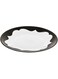 Luminarc Opal Essence Curves Black Dessert Plate, White DJ4428