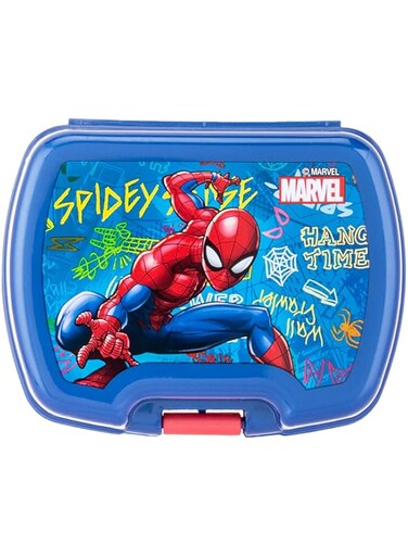 AKDC Snack Box Spiderman L(8CM) XW(10CM) XH(4CM) Red and blue