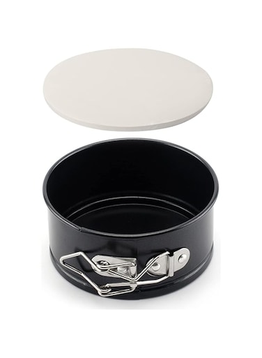 ChicAbode 4 Inch Springform Pan Mini Baking Mold, Round Leakproof Nonstick Removable Bottom Bakeware, for Mini Cheesecakes, Pizza, and Quiches (1, 4 Inch)