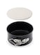 ChicAbode 4 Inch Springform Pan Mini Baking Mold, Round Leakproof Nonstick Removable Bottom Bakeware, for Mini Cheesecakes, Pizza, and Quiches (1, 4 Inch)