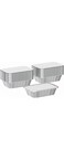 Cosmoplast 680 Cc Pack Of 25 Aluminium Containers With Lids