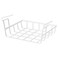 Clip-on Storage Basket, Powder-Coated Steel, White, 36x26x14 cm
