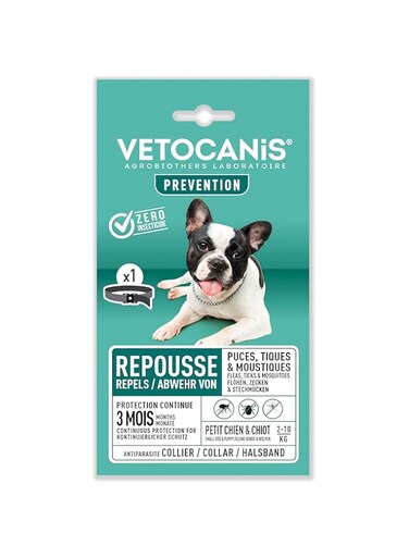 Vetocanis pest repellent collar for small dogs 60cm