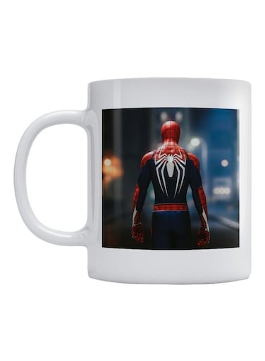 Spiderman Printed Mug White/Red/Blue