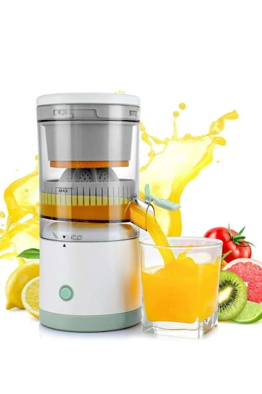 Portable Blender, Electric Citrus Juicer Rechargeable Hands Free Masticating Orange Juicer Lemon Squ
