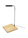 QWLWBU LED Aquarium Light 360 Degree Full Spectrum LED Light with Bamboo Board 10W Nano Fish Tank Light USB Powered Flat Nano Aquarium Light Bett a Fish Tank Light for Plant Growth