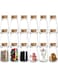 FUFU 20 Pcs Cork Stoppers Glass Bottles Yogurt Pudding Bottle Mini Mason Jar Small Glass Bottles With Cork Lid for Wedding Favors Wishing Bottles DIY Arts Crafts 100ml
