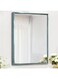 MHYTTFE Small Wall Mirror Decorative Metal Framed Mirror Modern Bedroom Bathroom Mirror Wall Decor Rectangular