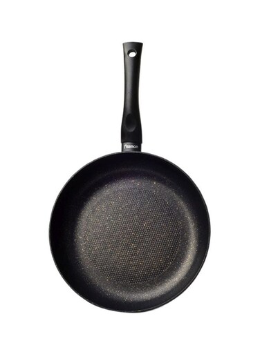 Deep Frying Pan Promo Series Aluminum And Touchstone Coating With Bakelite Handle gray 26x7cm
