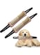 TERRIFI Dog Tug Toy, Dog Bite Jute Pillow Pull Toy with Strong Handles, Perfect for Tug of War, Puppy Training Interactive Play, Durable Bite Training Toys for Medium to Large Dogs, 2Pcs