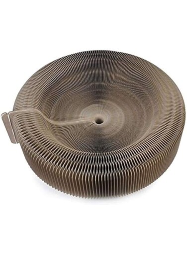 Cardboard Collapsible Cat Scratcher Lounge Bed Catnip High Density Recycled Corrugated Kitty Scratching Pad Cats Turbo