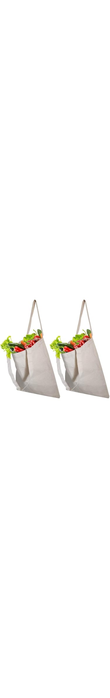 Luna Gift 2 Pack 100% Cotton Canvas Shopping Tote Bag Grocery Bag,Cotton Washable and Eco-friendly Bags for Multipurpose&rsquo;