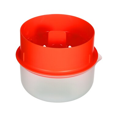 Separator With Strainer Orange/White 13 x 7 x 13cm