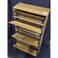Tradeo Modern Wooden Shoe Cabinet with 3 Tipping Drawers, Space-Saving Shoe Organizer - Oak Finish
