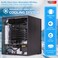 40L Glass Door Absorption Minibar, Zero Noise Room Beverage Cooler, Made in T&uuml;rkiye, RMB-40A (Black)