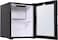 40L Glass Door Absorption Minibar, Zero Noise Room Beverage Cooler, Made in T&uuml;rkiye, RMB-40A (Black)