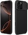 Iphone 16 Pro Case Camsheild Pro Case With Slide Camera Lens Protection PC Back &amp; TPU Frame Bumper Protection Anti Fingerprint Soft Delicate Touch Compatible for IPhone 16 Pro Black