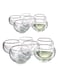 12-Piece Cups Set Clear 5x5x3cm