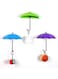 Room Decorative Colorful Umbrella Wall Hook (3 Pieces)