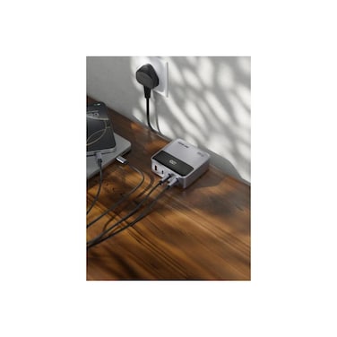 100W GaN Premium UK Plug Fast Charger with USB-A &amp; Triple USB-C Ports