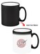 Color Changing Heat Sensitive Ceramic Mug, Image Revealed When HOT Liquid is Added! Nasa Pink