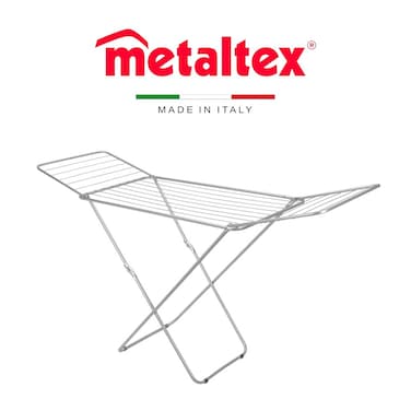 Metaltex Vulcano 18m Laundry Dryer &ndash; Foldable &amp; Sturdy Drying Rack