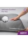 The Moon Brand Organic U-Shaped Pregnancy Pillow - Sleeping Support for Mom to Be - Lump-Free Fillin