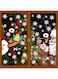EFACEMER Christmas Window Clings Snowflakes Window Decals Glass Windows Christmas Decorations Indoor Static Window Stickers Holiday Decor Christmas Window Decorations for Home Room Decor (4 Sheets)