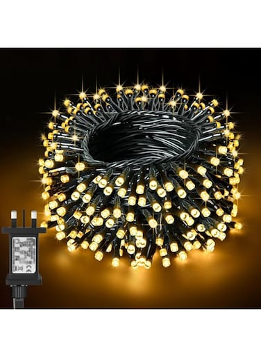 Ramadan EID Decorations, 25m 250 LED lights, Warm White String Lights for Bedroom, Tree, Home Indoor Outdoor Garden Party Decor