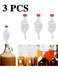 Packs Of S-Type Air Locks For Home-Made Fermentation Exhaust Valves, Fermentation Tank Fermentation Sealing Valves