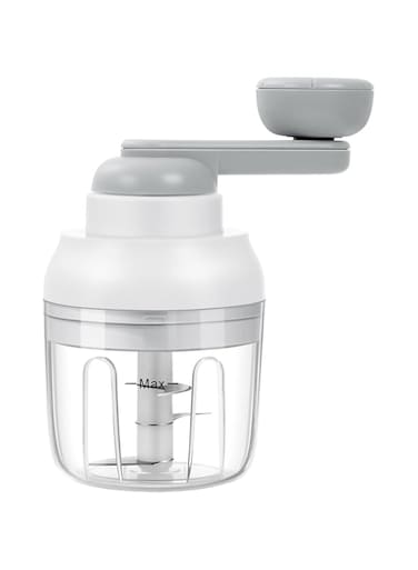 Azonee Manual Garlic Chopper, Food Chopper for Kitchen, 250ml Vegetable Chopper, Portable Mini Food Cutter for Vegetables, Fruits, Chili Peppers, Ginger, Onion, Garlic, Herbs and Meat