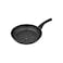 28cm marble-coated non-stick fry pan with forged aluminum and induction-safe bottom for easy cooking