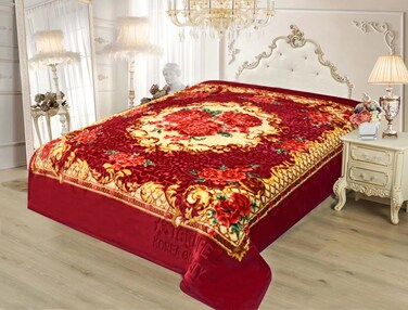 STARLIFE Double Ply Premium Quality Blanket 100% Polyester SPUN YARN Obtained From Virgin Polyester Suitable For Winter And Rainy Season 11 LB, SL-BL4403