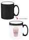Color Changing Heat Sensitive Ceramic Mug, Image Revealed When HOT Liquid is Added! Coffee (2)
