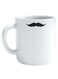 Moustache Coffee Mug White