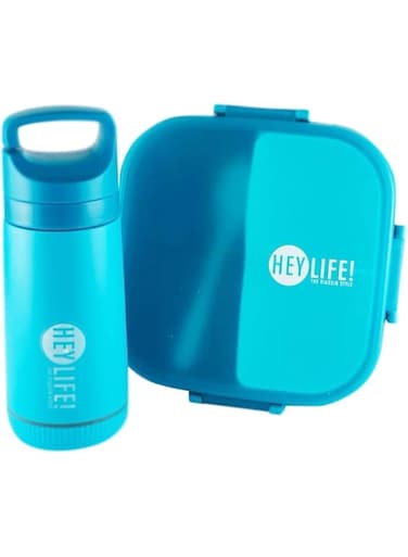 Star Babies Lunch Box Set with Water Bottle + Spoon, Blue