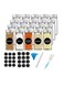 Glass Spice Jars,24-Piece Empty Square Spice Bottles Containers with Shaker Lids and 24 Spice Labels and Chalk Marker and Silicone Collapsible Funnel