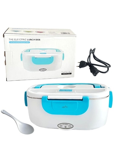 ARTC Multifunction Stainless Steel Electric Heating Lunch Box, Heat preservation box, Blue