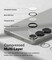 Samsung Galaxy A26 Camera Lens Protector, [Installation Tray] 9H Tempered Glass Camera Cover Screen Protector Metal Individual Ring for Samsung Galaxy A26 Black