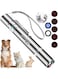 Delieu Cat Toy, Cat Chaser Toys Interactive Chase Cat Dog Toys, 7 in 1 Multi-Pattern Long Range 3 Modes Projection Playpen for Kitten Outdoor Pet Chaser Tease Stick Training Exercise, USB Recharge