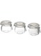 Digital Shoppy IKEA Jar with Lid, Clear Glass, 13 cl (4 oz), 3 Pack