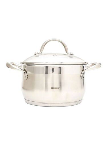 Casserole With Lid Silver 20cm