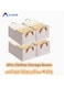 4 Pcs Storage Box, Foldable Storage Box for Storage, Transportation, Camping, Organization