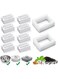 SYOSI Pet Water Fountain Replacement Filters, 8 Pack Cat Fountain Carbon Filters, and 2 Pack Foam Filters, for Ceramic Pet Drinking Fountains and Stainless Steel Pet Water Fountains (8+2 Pack)
