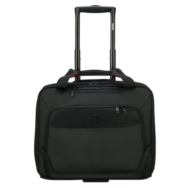 Delsey Parvis Plus 2 Wheel Laptop Cabin Trolley Boardcase Black