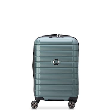Delsey Helium Shadow 5.0 55Cm Hardcase 4 Double Wheel Check-In Luggage Trolley  Green