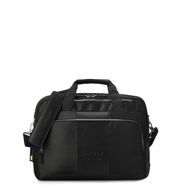Wagram Satchel 2 Compartment  Briefcase 15.6" Black