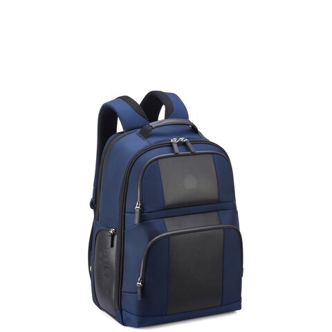Wagram Satchel 2 Compartment Laptop Backpack 17.3&quot; Navy
