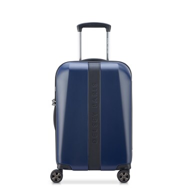 Promenade Hard 2.0 55cm 4 Double Wheel Expandable Cabin Luggage Trolley Navy Blue
