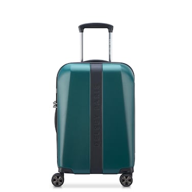 Promenade Hard 2.0 55cm 4 Double Wheel Expandable Cabin Luggage Trolley Green